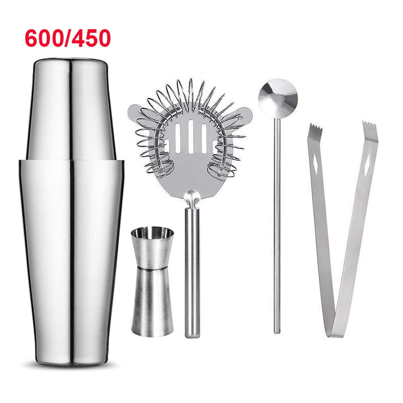 UPORS Stainless Steel Cocktail Shaker 550ML/750ML