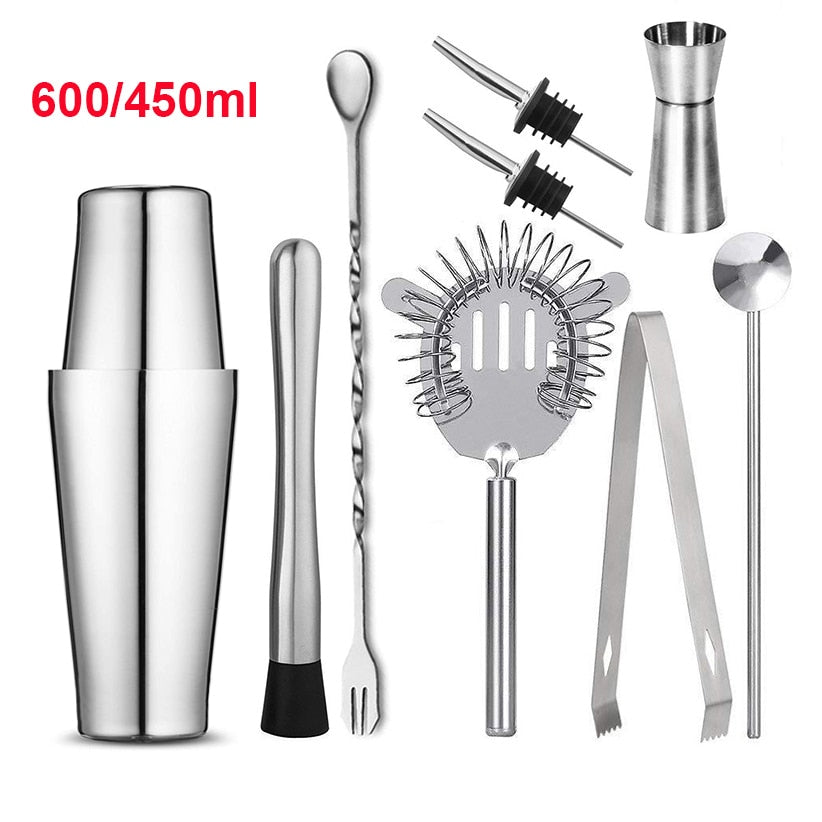 UPORS Stainless Steel Cocktail Shaker 550ML/750ML