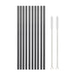 10Pcs Reusable Drinking Straw