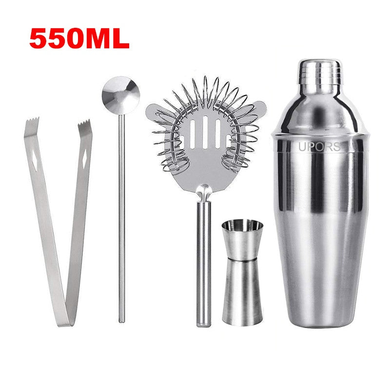 UPORS Stainless Steel Cocktail Shaker 550ML/750ML