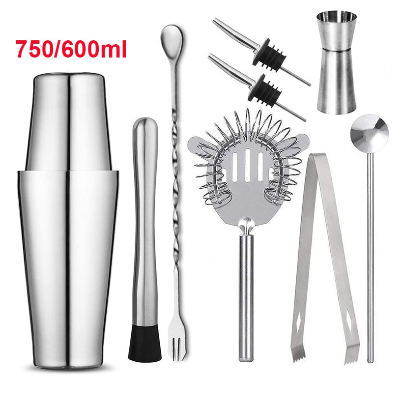 UPORS Stainless Steel Cocktail Shaker 550ML/750ML